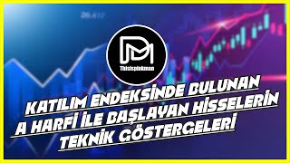 KATILIM ENDEKSİNDE BULUNAN A HARFİ İLE BAŞLAYAN HİSSELERİN TEKNİK GÖSTERGELERİ [upl. by Queston748]