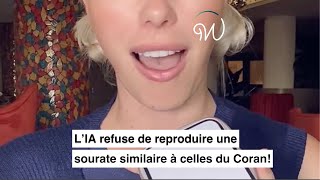 L’IA refuse de reproduire une sourate similaire à celles du coran 😳 [upl. by Acirretahs]