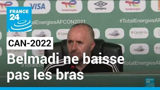 CAN2022  lentraîneur algérien Djamel Belmadi réagit après la défaite des Fennecs [upl. by Rutherfurd]