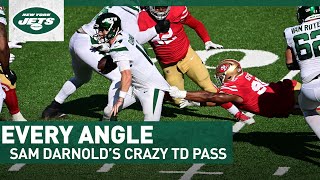 GAME HIGHLIGHTS Sam Darnold to Braxton Berrios for a 30Yard Touchdown  New York Jets  NFL [upl. by Loftis]