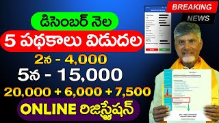 చివరి నెల 5 పథకాలు ప్రారంభం  Annadatha Sukhibhava  AP Housing Scheme  New Pension  ViralVasu [upl. by Ap160]