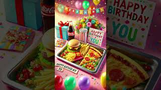 quotUltimate Fast Food Frenzy Birthday Stylequot 🍔🌮🎉 happybirthdaysong shorts fastfood [upl. by Cassella]