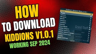 How to Download Kiddions v101 Working On Latest GTA 5 Online Patch [upl. by Aja]