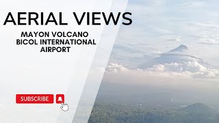 ASRM LIVE AERIAL VIEW MAYON VALCANO  BICOL AIRPORT [upl. by Bringhurst]