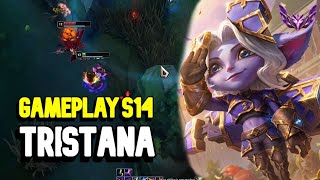 Tristana gameplay season 14  como jugar tristana s14  objetos tristana s14 [upl. by Nnanerak]