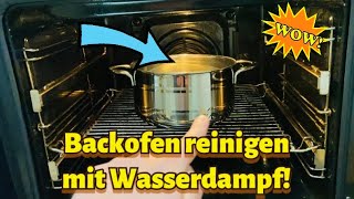 SO reinigst du einen stark verschmutzten BACKOFEN Backofen wie von selbst reinigen mit Hausmitteln [upl. by Eelrebmik592]