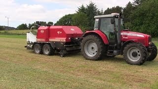 slåtten 2013 Seglem Maskin  Massey Ferguson Kuhn og Vicon [upl. by Ettezzus]