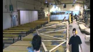 Fabrication de ferme de toit Truss [upl. by Llemej]