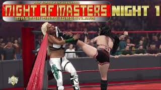 Night of Masters PPV Night 1 [upl. by Wallford502]