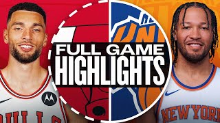 BULLS at KNICKS  FULL GAME HIGHLIGHTS  November 13 2024 [upl. by Cole]