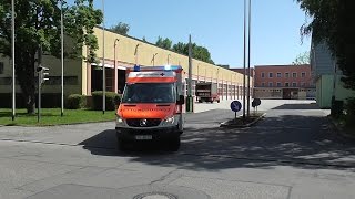 RTW BRK  FuStw Polizei Rosenheim auf Alarmfahrt [upl. by Mezoff]