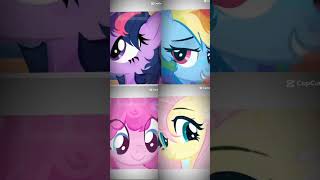 The main 4 Mlp friendship  Blind band band born  edit audio trend mlp twilight rainbow [upl. by Decato]