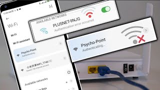 How To Fix WIFI Authentication Error Problem on Android  WIFI keep authenticating [upl. by Amarillis537]