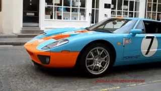 INSANELY LOUD 1000hp Heffner Ford GT Heritage Ed in London [upl. by Lexi]