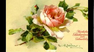 CATHARINA KLEIN Artiste PeintreCartes Postales Anciennes Les FleursFlowersOld PostcardsVintage [upl. by Asena]