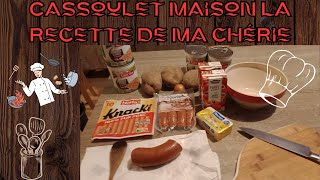 Recette du cassoulet maison réalisée par ma chérie [upl. by Airolg]