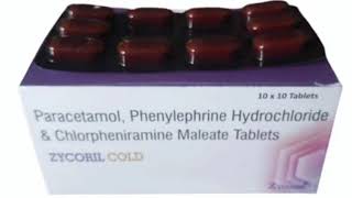 ZYCORIL COLD Tablets Paracetamol Phenylephrine Hydrochloride amp Chlorpheniramine Maleate Tablets [upl. by Winston]