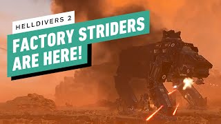 Helldivers 2 The Factory Striders Have Arrived  April 2nd Patch Update [upl. by Notsnorb745]