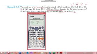 9 iv confidence interval problem using t distribution [upl. by Ecinaej]