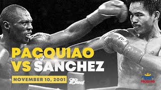 PACQUIAO vs SANCHEZ  November 10 2001 [upl. by Zailer]