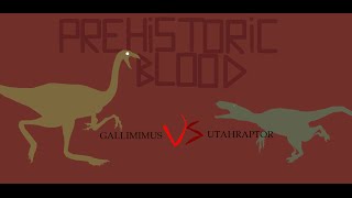 Prehistoric Blood SEASON 1 1  Gallimimus bullatus VS Utahraptor ostrommaysorum [upl. by Tayib550]