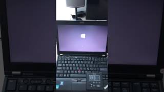 Lenovo Thinkpad X220 Samsung SSD 860 Evo Boot Up [upl. by Esorlatsyrc]