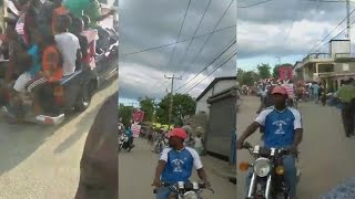 Ouanaminthe  Les partisans de Jovenel Moïse ont manifesté contre Maryse Narcisse et J B Aristide [upl. by Aziram]