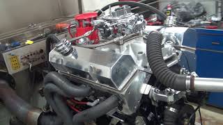 SBC 515HP 383 STROKER ENGINE DYNO RUN FOR JOE MOFFRE BY WHITE PERFORMANCE AND MACHINE [upl. by Palladin127]