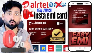 Airtel Insta EMI Card Apply Process  Airtel Bajaj Insta EMI Card Kaise Banaye  No Cost EMI Shop [upl. by Shermy]