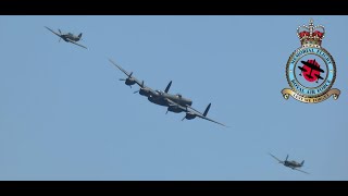 RAF BBMF Flypast at IronBridge WW2 Event  270523 [upl. by Ashlen]