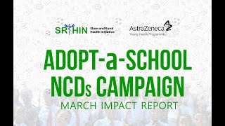 Our April Story  AdoptaSchool NCD Campaign  Slum and Rural Health Initiative [upl. by Eirrak]