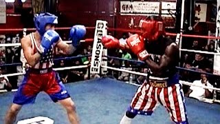 DASHAUN JOHNS  MIGUEL ORTIZ  NY BOXING TOURNAMENT 7916  152lb open 3 rounds [upl. by Sutsuj935]