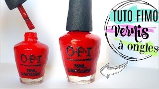 Tuto fimo vernis à ongles💅 [upl. by Arhas20]