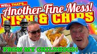 We went to a FISH and CHIP Shop from my CHILDHOODThats ANOTHER FINE MESS [upl. by Dorelia37]