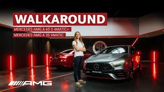 Walkaround  MercedesAMG A 35 4MATIC amp MercedesAMG A 45 S 4MATIC [upl. by Ahsemad600]