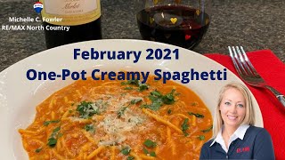 How to Make a Creamy One Pot Spaghetti Dinner  February 2021 Pillsbury Kitchen Tested Recipe [upl. by Neehsuan]