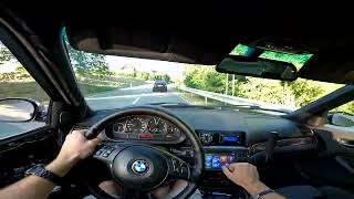 BMW E46 25 TURBO M52tub25 350Hp 2  GoPro onboard [upl. by Long181]