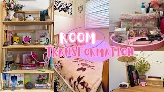 PINTEREST ROOM TRANSFORMATION  DESK MAKEOVER  asmr organizationamp room tour motivating [upl. by Ursas]