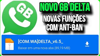 GB WHATSAPP✅ NOVA ATUALIZAÇÃO GBDELTA v65 2024 COM VÁRIAS FUNÇÕES FUNCINANDO NUMERO DIRETO [upl. by Atokad]