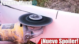 Tutorial ¡Fabricando Spoiler  Alerón de Fibra de vidrio  Paso a paso  Tequila Mundo [upl. by Burgess]