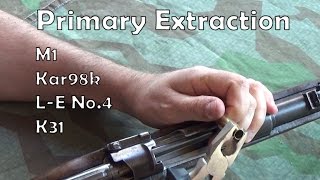 Primary Extraction A Blokesplainage With M1 Kar98k LeeEnfield No4 and K31 [upl. by Phelgon]