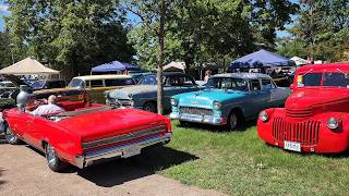 MSRA Back to the 50s 2022 classic car show 1000s of 1964 back classic cars amp old trucks Minnesota [upl. by Anahoj]