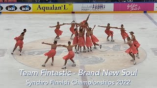 Team Fintastic  Synchro Finnish Championships 2022  Muodostelmaluistelun SM 2022  Free Skating [upl. by Lian]