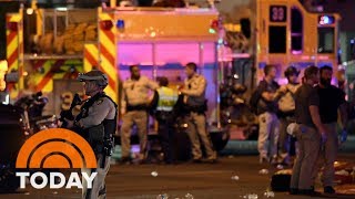 Las Vegas Shooting Witness ‘I Saw Guys Plugging Bullet Holes With Their Fingers’  TODAY [upl. by Adnawad973]