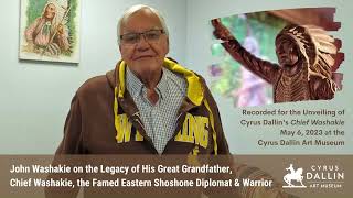 John Washakie on the Legacy of His Great Grandfather Chief Washakie of the Eastern Shoshone [upl. by Ahsitneuq]