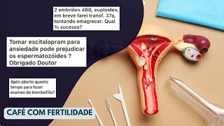 Aborto e trombofilia escitalopram e qualidade seminal e sucesso na fiv  Café com fertilidade [upl. by Stoller]