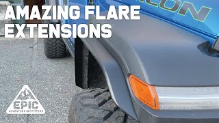 Amazing Fender Extensions for your Jeep Eliminate Tire Poke and Stay Legal Double Black Offroad [upl. by Eelrac]