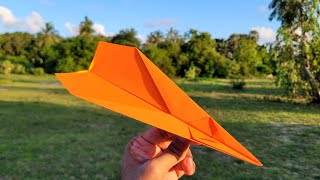 How To Make a Paper Airplane Fly SUPER FAR [upl. by Meara55]