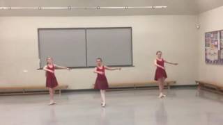 Knights Academy  Grade 3 Ballet  Pas De Basque Glisse [upl. by Knowland]