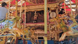 87 key Gavioli fairground organ amp Gallopers  Hollycombe 2023 [upl. by Anavrin373]